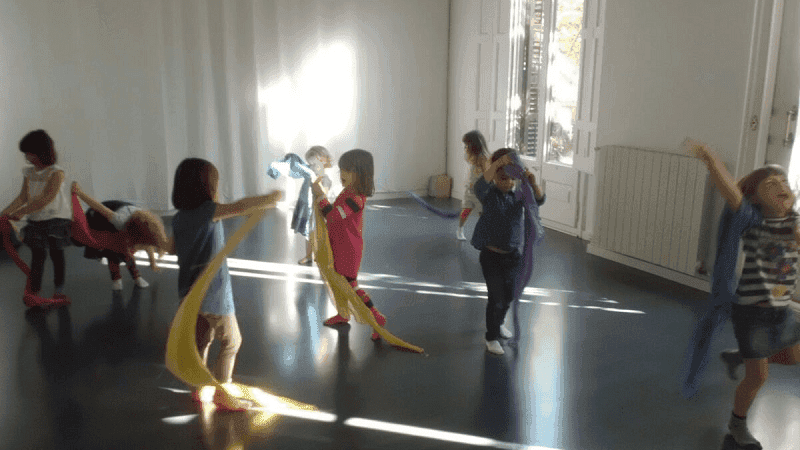 Taller de Biodanza para niños en Villa Ortúzar