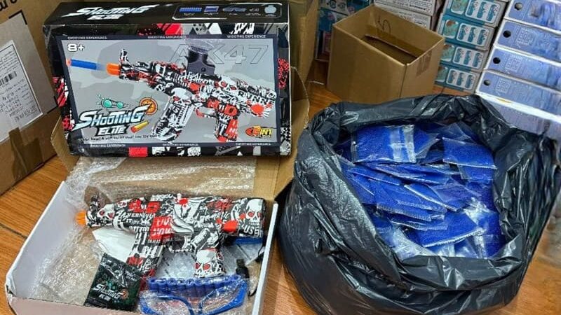 Policía de la Ciudad secuestró armas de juguete y municiones de hidrogel por ser nocivas para la salud