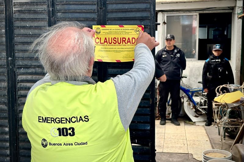Desalojo Parque Chas